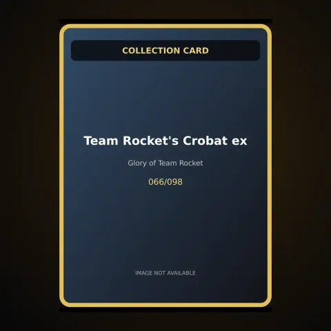 Team Rocket's Crobat ex