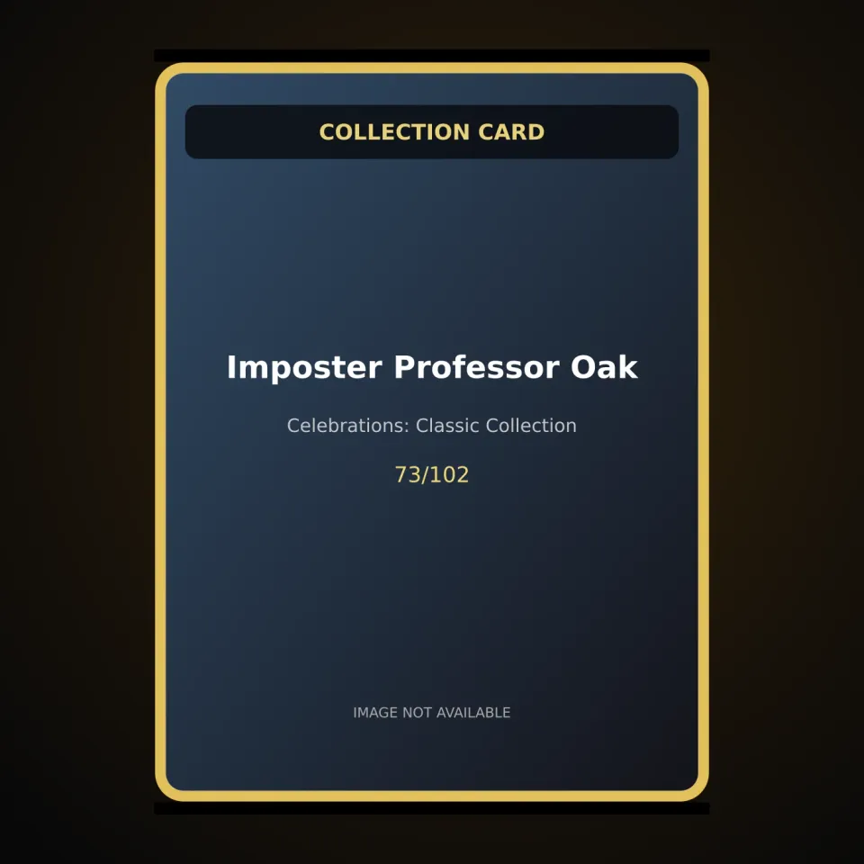 Imposter Professor Oak