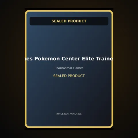 Phantasmal Flames Pokemon Center Elite Trainer Box (Exclusive)