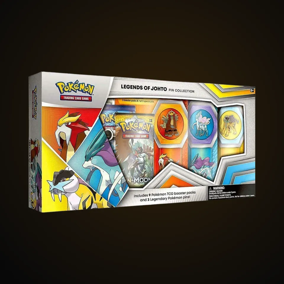 Legends of Johto Pin Collection